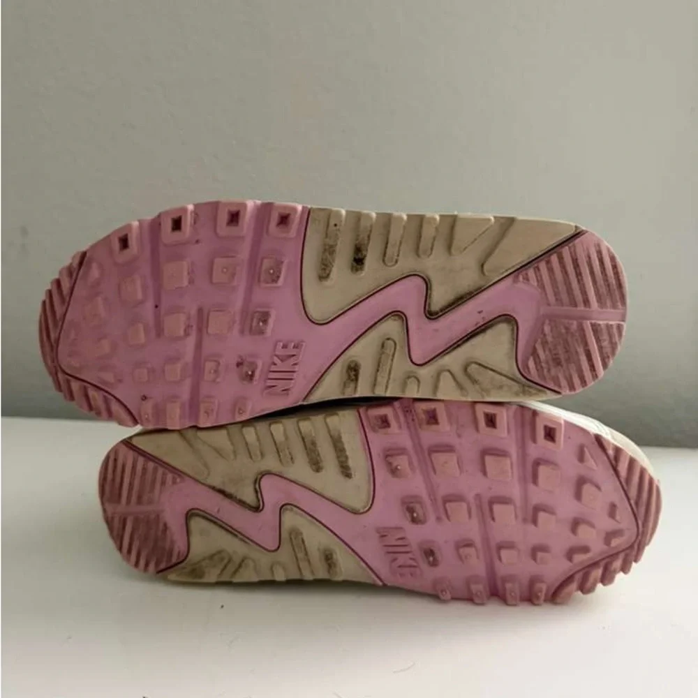 Nike Women's Air Max Sneakers - Cream, Pink, and White - Picture 6 of 8